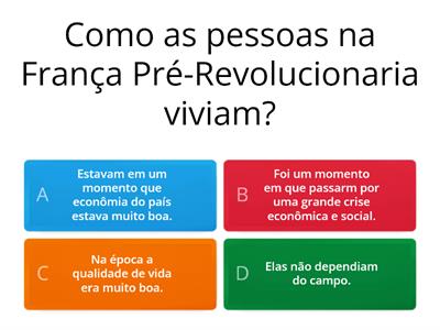 Pré-Revolução Francesa e Revolução Francesa