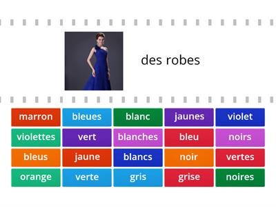 Accord vêtements-couleurs