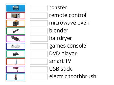 Go getter 3 Unit 4 Technology Words: Electrical Items