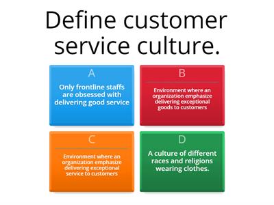 Customer Service Culture Quiz