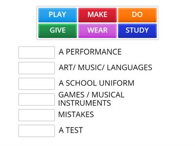 COLLOCATIONS