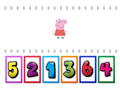 Cuenta y pincha en el número- Peppa Pig