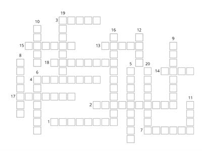 Unit 5 vocabulary Bilingüe wordsearch