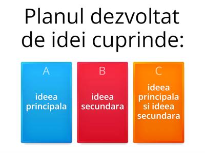 Plan de idei