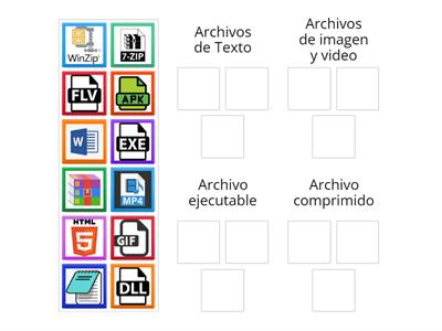 Tipos de archivos