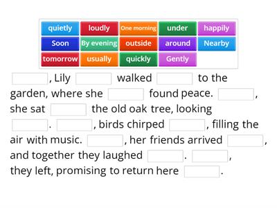 GI B1+ U3 Adverbs of manner/place/time