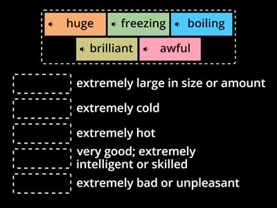 EO2 unit 2 extreme adjectives