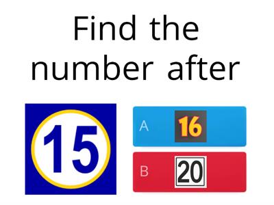  Find the number after