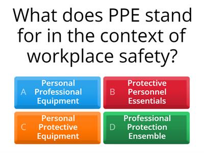 Personal Protective Equipment (PPE) legislation 
