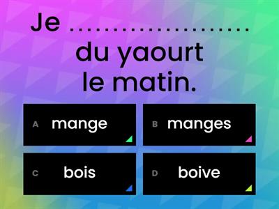 Manger ou boire? 