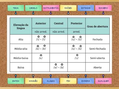 Descrição e classificação de segmentos vocálicos