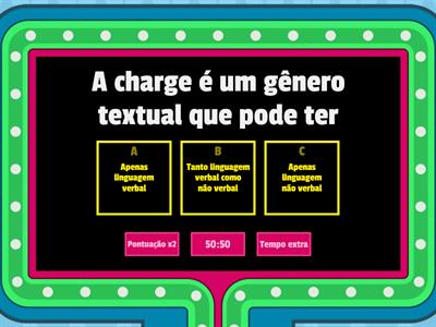 Características do Gênero textual Charge