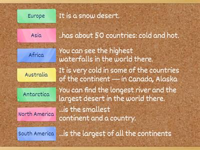 5 Form. Unit 8. Countries and continents. Lesson 2. Ex. 1c