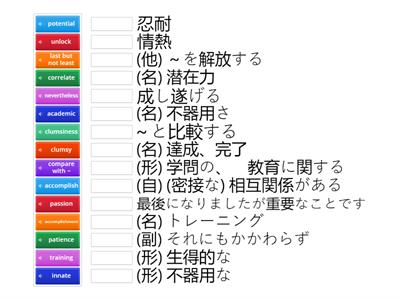 My Way ３ Lesson ４ (２) p.７３ 単語クイズ