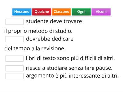 B1 Cittadinanza - Gli indefiniti