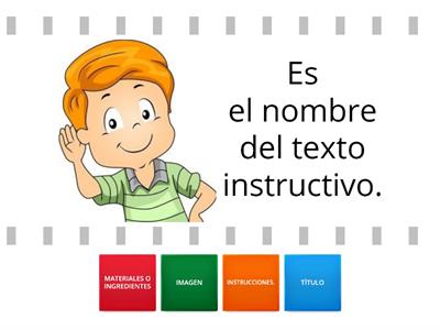 ESTRUCTURA TEXTO INSTRUCTIVO 3° BÁSICO