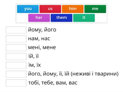 Prepare 5 NUS. Unit 9. Object pronouns