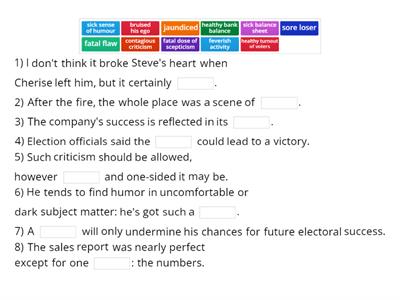 CPE Unit 17 - collocations and metaphors