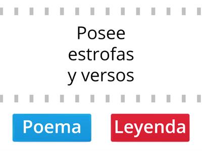 Poema v/s Leyenda