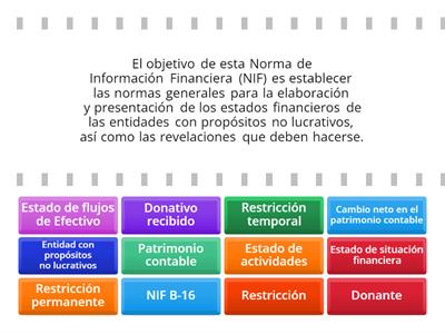 NIF B-16 ESTADOS FINANCIEROS DE ENTIDADES CON PROPÓSITOS NO LUCRATIVOS2