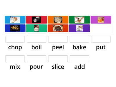 COOKING - vocabulary
