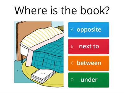Revision: Prepositions of place.