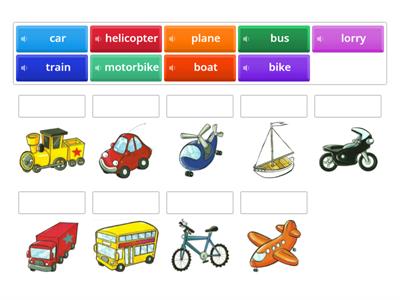 KB 1 Unit 10 Transport (Match Up)