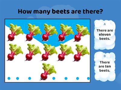 How many ____?fruit/vegetables/ bugs