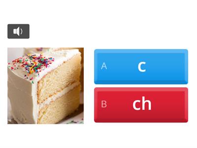 Phonics - c or ch initial sound