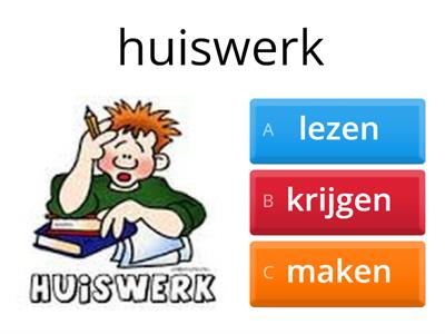 Inzicht Th.1 Practisch vocabulaire - het huishouden