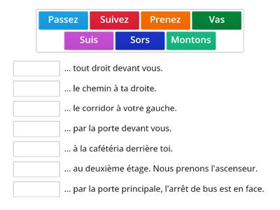 OF7 • Impératif des verbes de déplacement