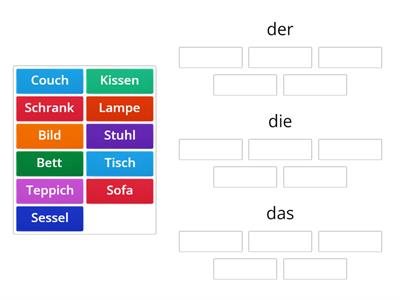 Grammatik : Lekt. 4 - der, das & die