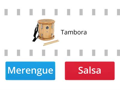 Instrumentos de Merengue y Salsa