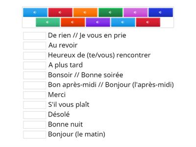 Les formules de politesse - A l'oral - CM2