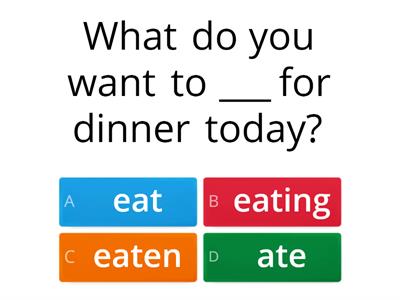 Eat Ate Eaten - Grammar - EFL