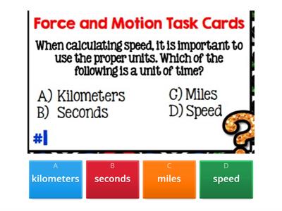 Speed calculations