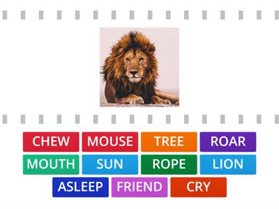 the lion and the mouse vocab