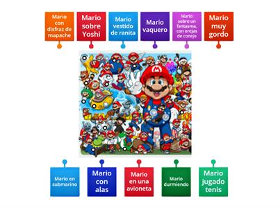 Discriminación visual Mario Bros...