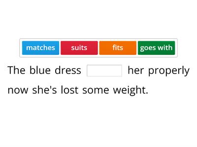 PET Clothes (verbs)