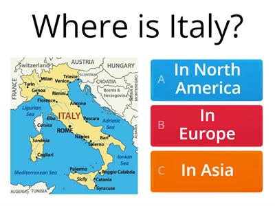 Italy quiz by primary 5