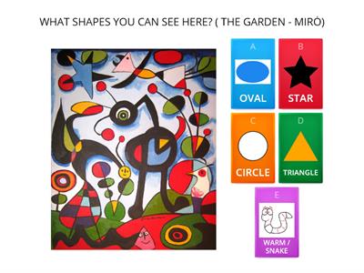 OBSERVE THE PAINTINGS AND FIND THE SHAPES