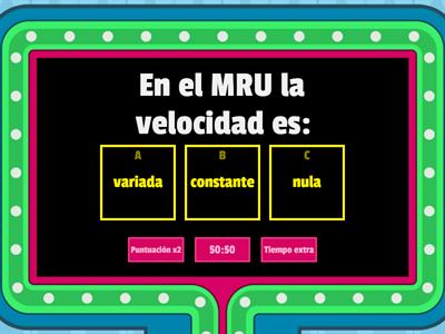 REPASO PARA LA EVALUACION FINAL MRU