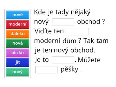 ten nový moderní obchod - 2. lekce 