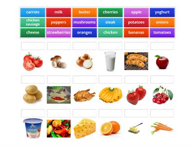 5 клас - English - Fruit \ Vegetables \ Meat \ Dairy Products 