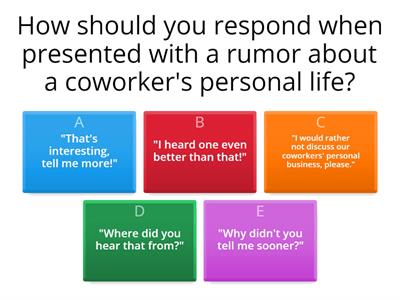  Workplace Rumors