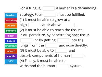 Survival Requirements of Fungi