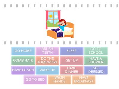 01.Daily Routine_find the match