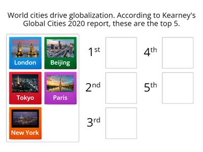 6.3 Cities & Globalization/World Cities 2020