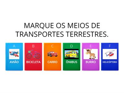 MEIOS DE TRANSPORTES