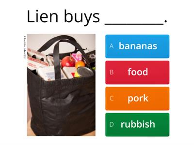 Lien goes shopping